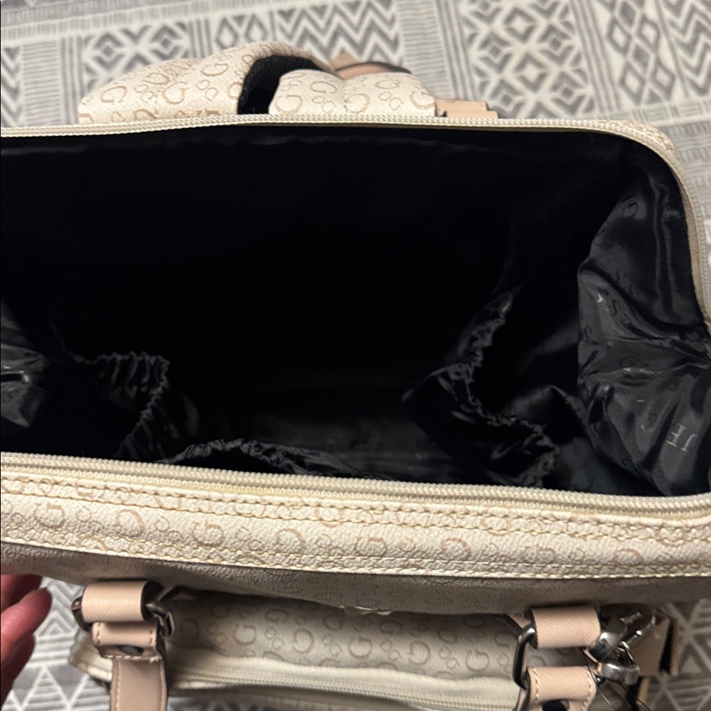 GUESS Tan Monogram Backpack - Picture 6 of 6